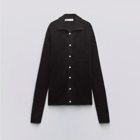 ZARA Oversized Polo Sweater - Picture 3 of 8